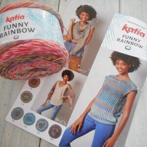 Katia Funny Rainbow + Patterns 100% cotton 150 grams 688 yds